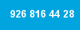 926 816 44 28